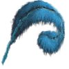 Blue Ostrich Quill