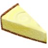 Slice of Plain Cheesecake