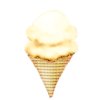 Double Dip Vanilla Ice Cream Cone