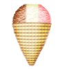 Single Dip Neapolitan Snow Cream