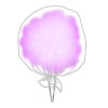 Purple Cotton Candy Stick