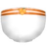 Orange Striped Bowl